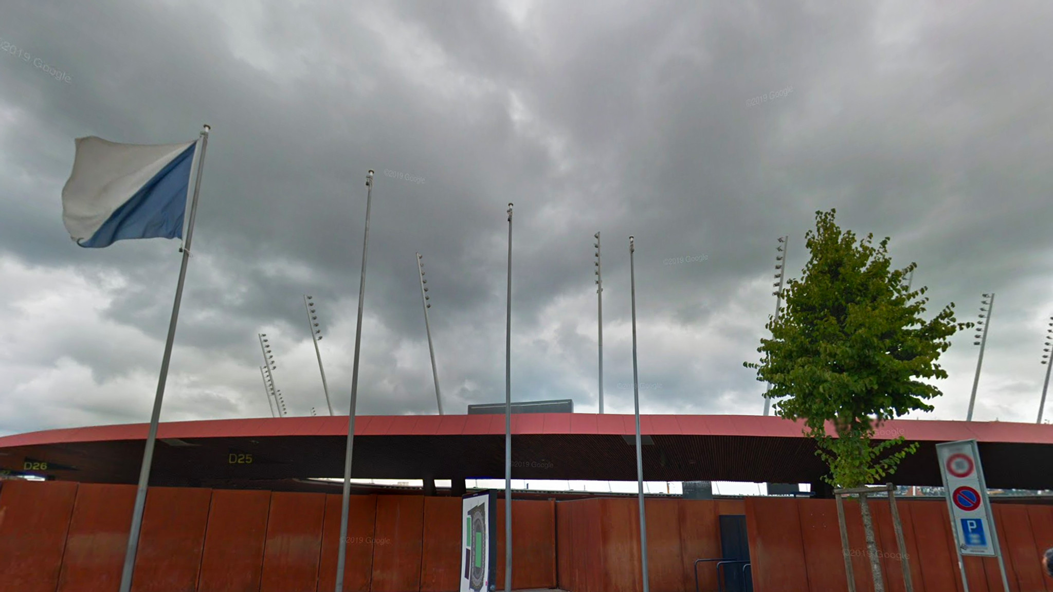 Das Stadion Letzigrund in Zürich.