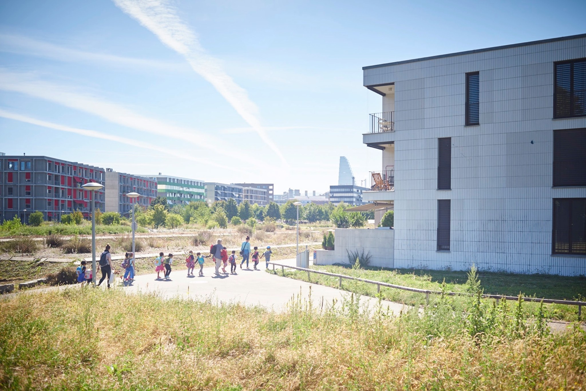 Das Erlenmatt-Areal in Basel: zwanzig Jahre Planung, zwei grundverschiedene Entwickler und Lebenswelten, ein grosser Park. Was fehlt der Siedlung zur Stadt?