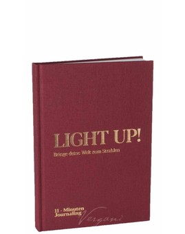 LIGHT UP! Journal bordeaux inkl. Versand