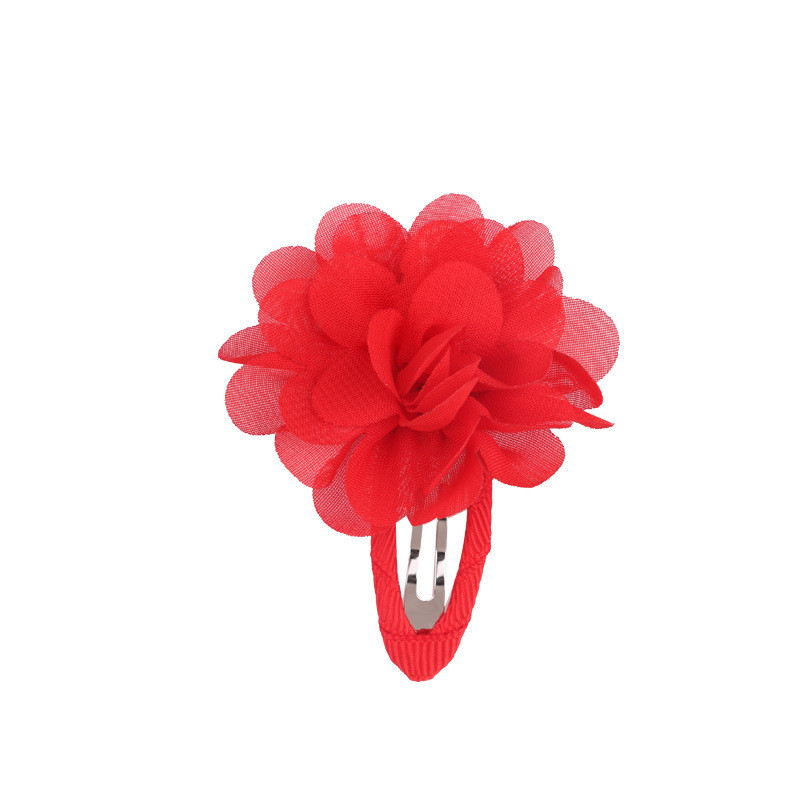 Wholesale Chiffon Ribbon Baby Hair Clips