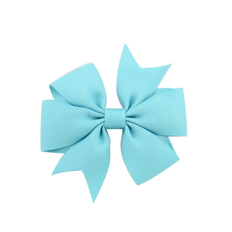 3.5 Inches Grosgrain Ribbon Hair Bows With Clip For Girls