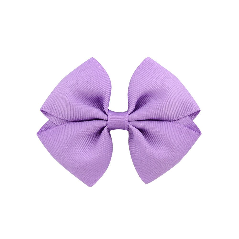 Wholesale 3.5 Inches Girls Grosgrain Ribbon Hair Bows With Clip