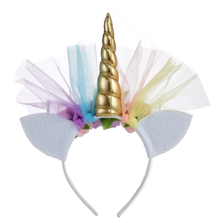 Unicorn Hair Bands for Kids Party Gift Promotion Hair Bands