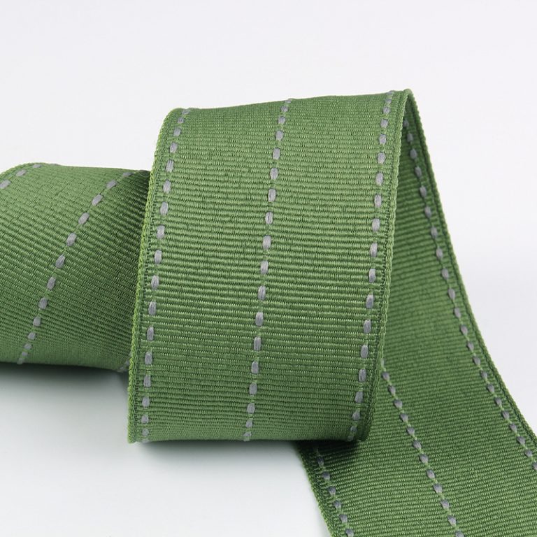Polyester Grsograin Ribbon Stitch Ribbon For DIY