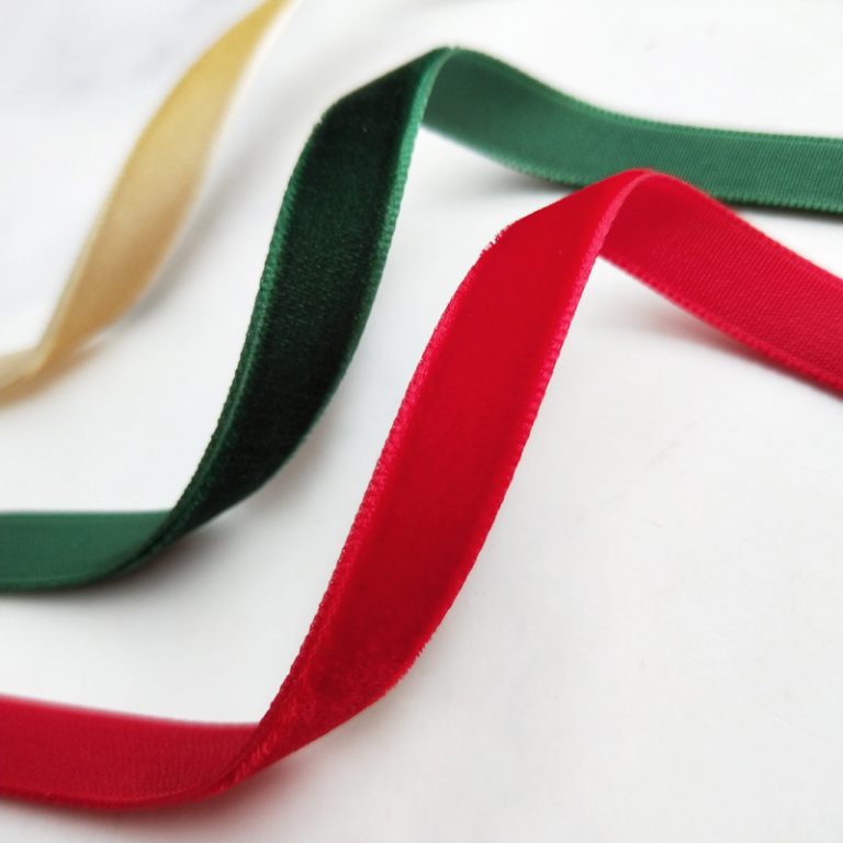 240 colors velvet ribbon tape, 10 mm wide single faced velvet ribbon rolls