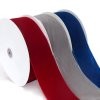 MingRibbon Ready Stock 32 colors 38mm wide velvet ribbon, 1-1/2″ single faced velvet ribbon – 20 yards/roll