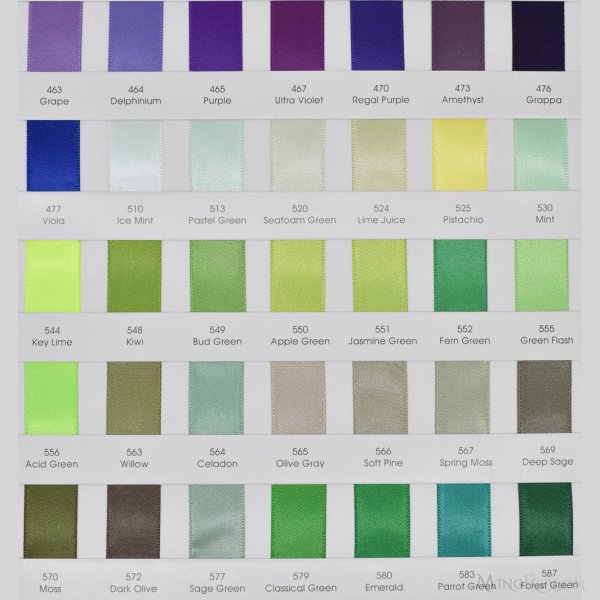 7 cm wide pre made self-adhesive satin ribbon bows 196 colors available