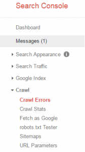 Google Crawl Errors