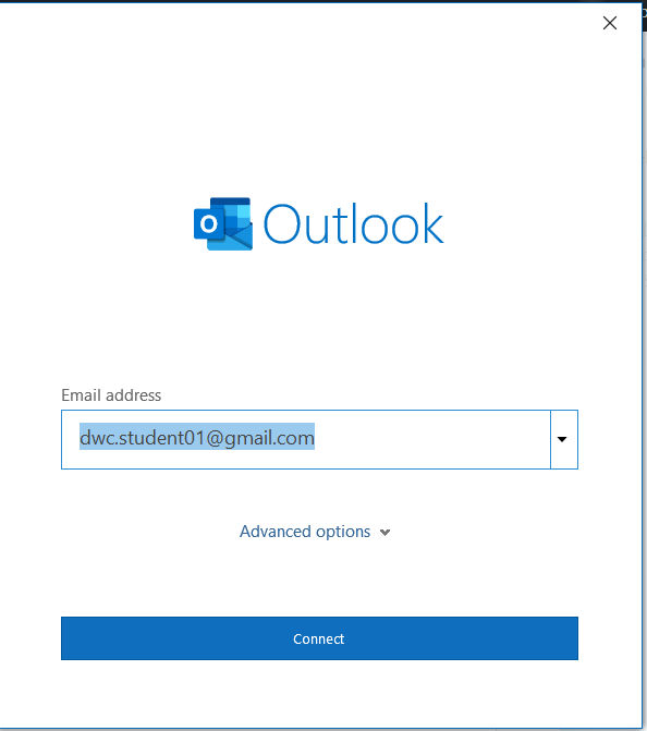 Gmail in Outlook