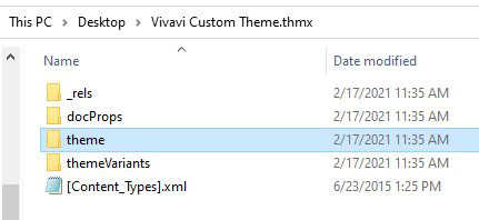 Theme Files