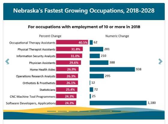 NE Labor Market Fastest Growing Jobs