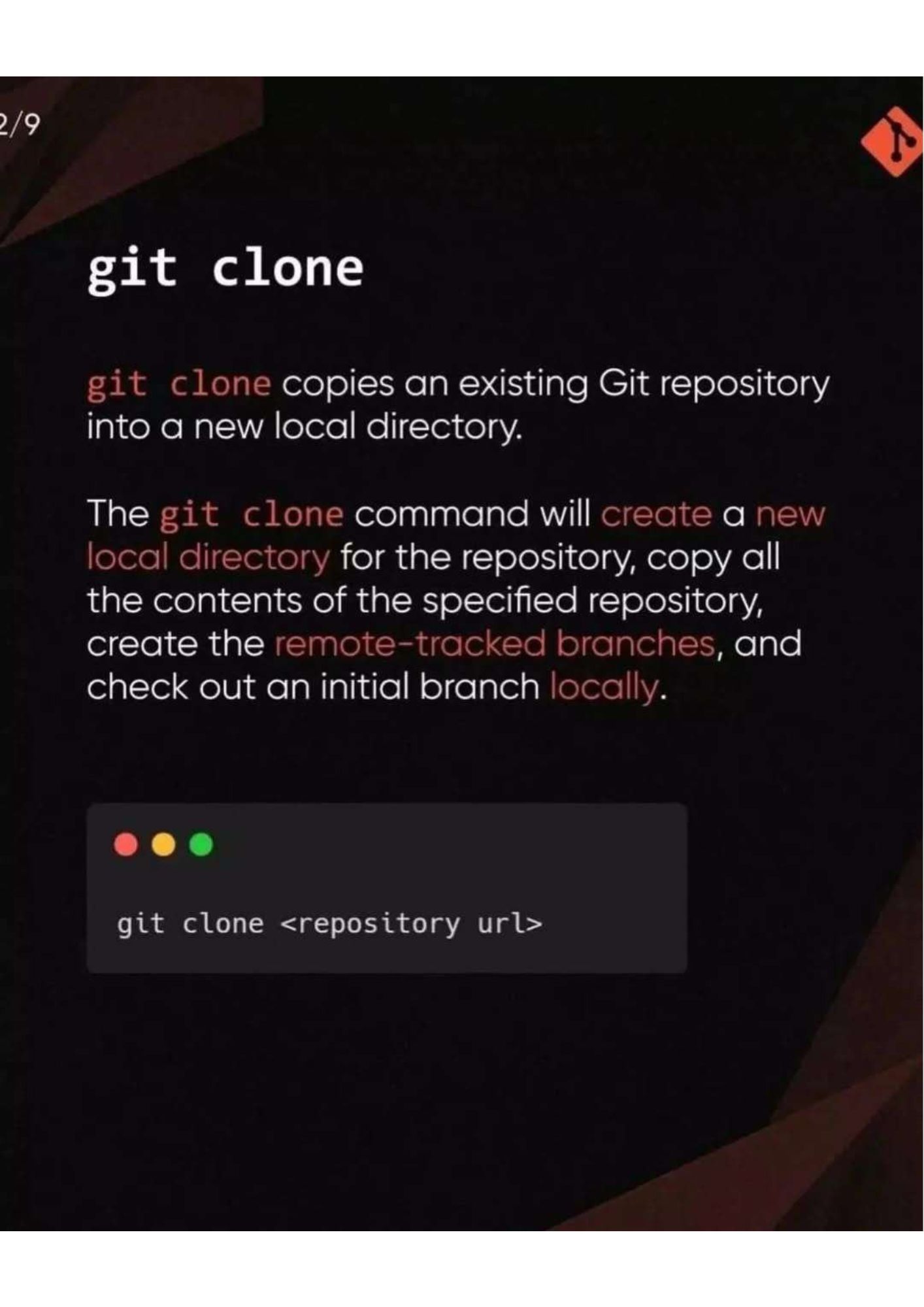 7 Git Commands Every Developer Should Know — slide 2/8