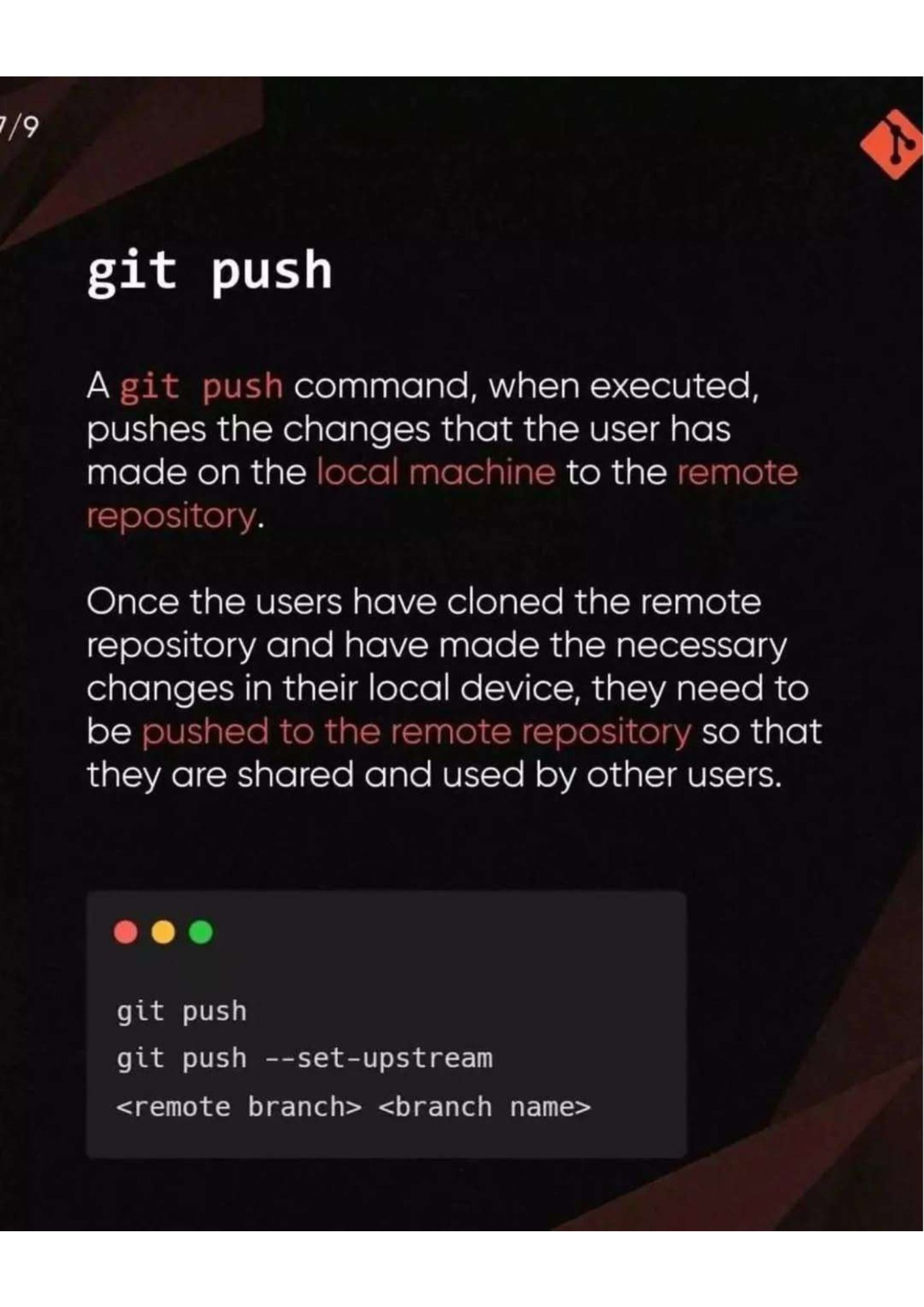 7 Git Commands Every Developer Should Know — slide 7/8