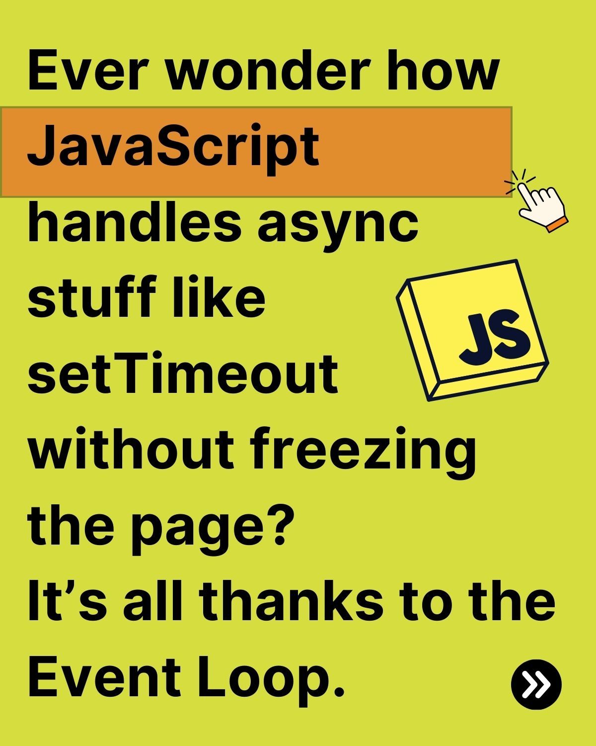 JavaScript Event Loop - Explained Simply — slide 1/8