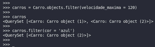 junção de filtros django