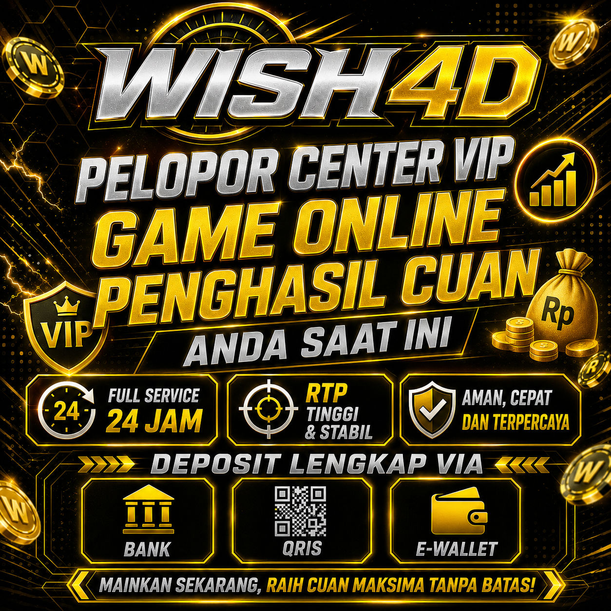banner WISH4D : Pelopor Center Vip Game Online Penghasil Cuan Anda Saat Ini