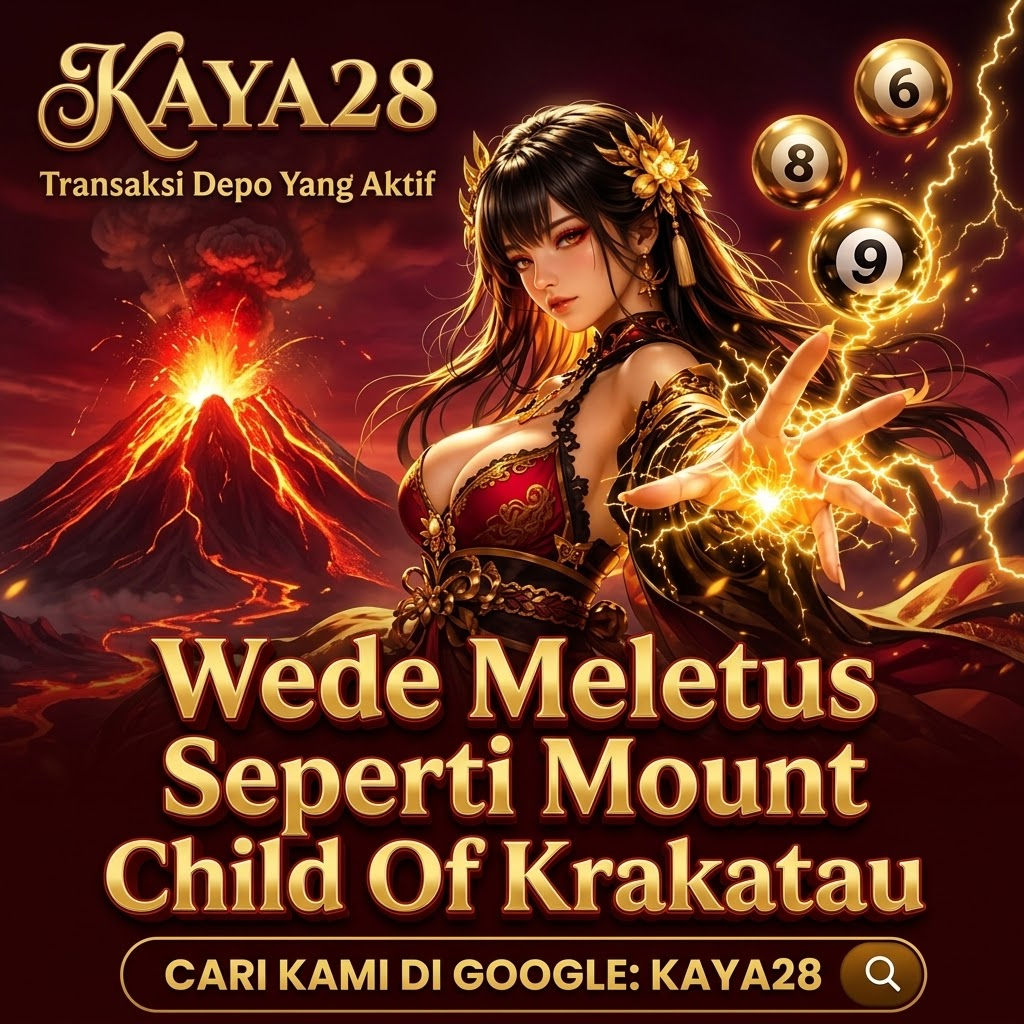 KAYA28: Transaksi Depo Yang Aktif Wede Meletus Seperti Mount Child Of Krakatau
