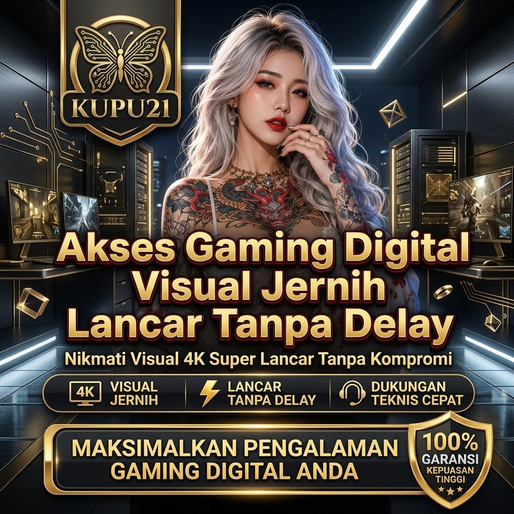 KUPU21: Akses Gaming Digital Visual Jernih Lancar Tanpa Delay