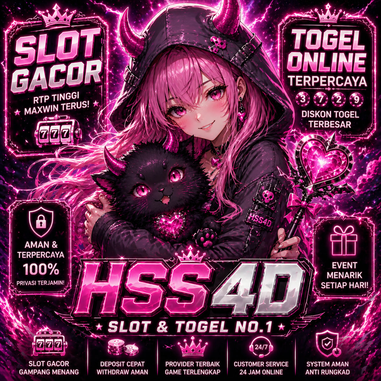 HSS4D | Portal Link Slot Gacor Terpercaya Modal Kecil Bonus Hingga 200%