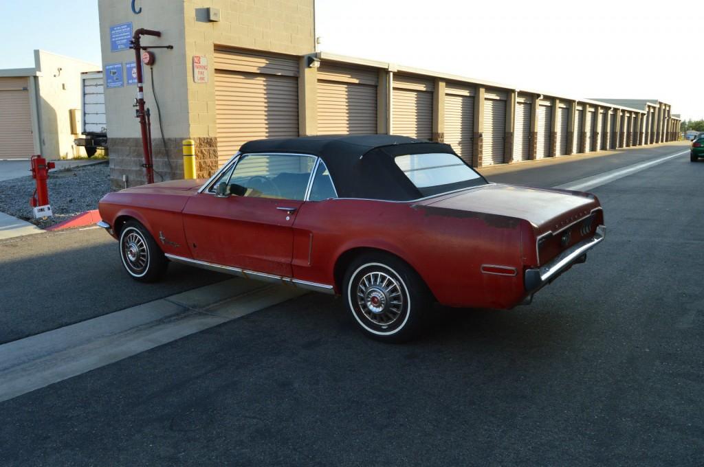 1968 Ford Mustang Rare V8 390 X Code Convertible