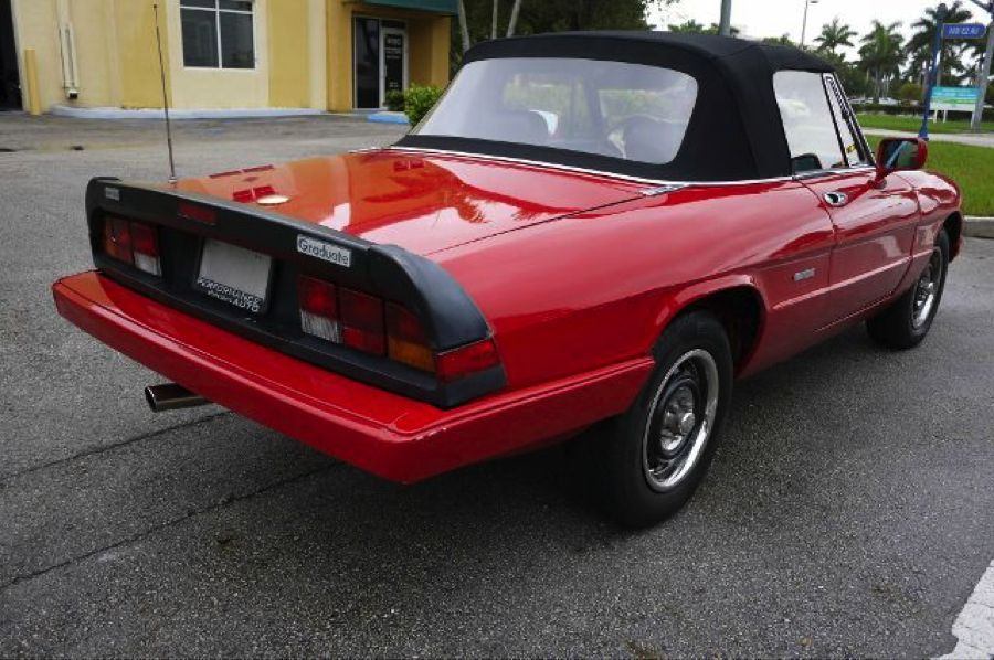 1987 Alfa Romeo Spider Graduate Convertible
