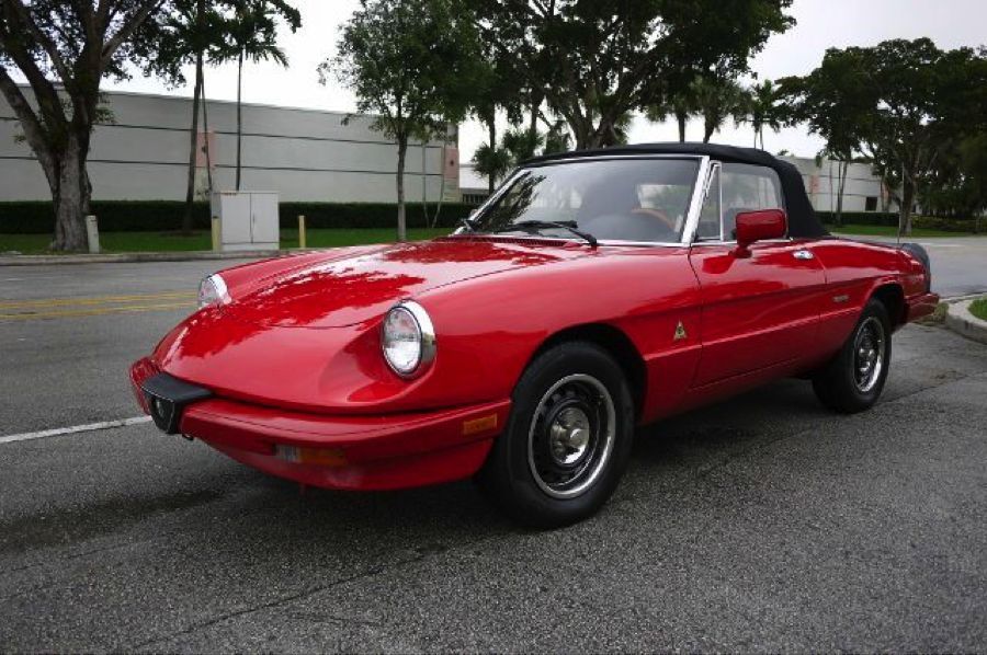 1987 Alfa Romeo Spider Graduate Convertible