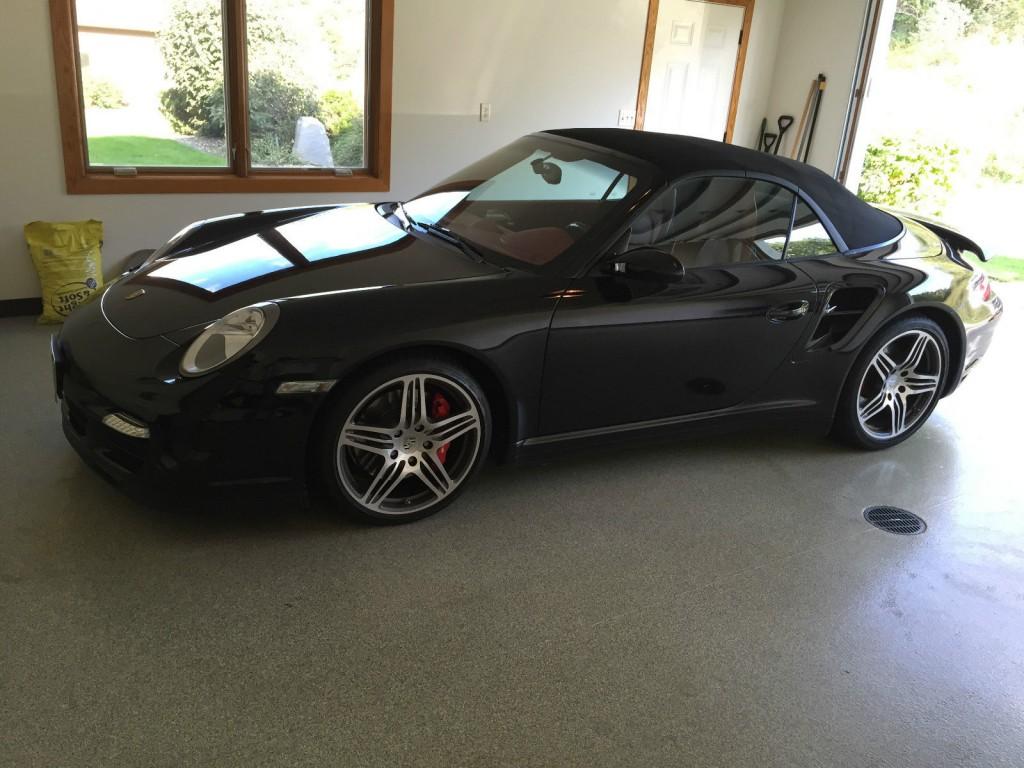 2009 Porsche 911 Turbo Cabriolet Black