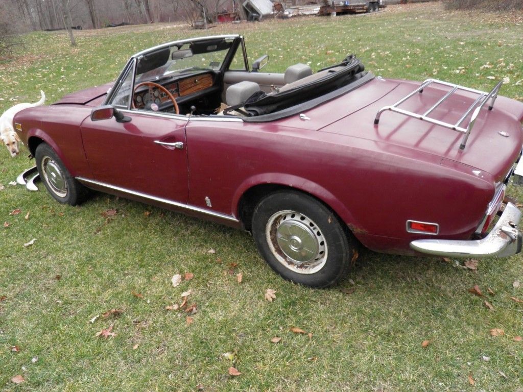 1974 FIAT 124 Spider Runs well Needs body work
