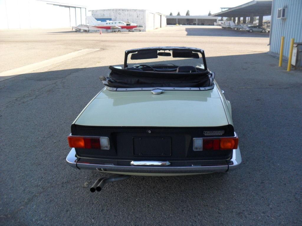 1969 Triumph TR 6 Jasmine Yellow