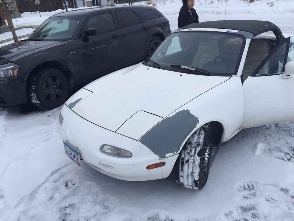1990 Mazda MX 5 Miata white