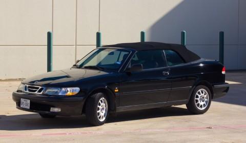 1999 Saab 9 3 Black on Black Convertible for sale