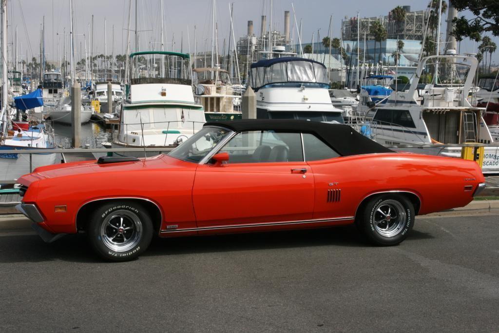 1970 Ford Torino GT Convertible Factory Shaker Option