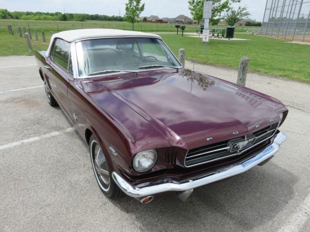 1965 Ford Convertible Mustang 289 Factory C code Power top