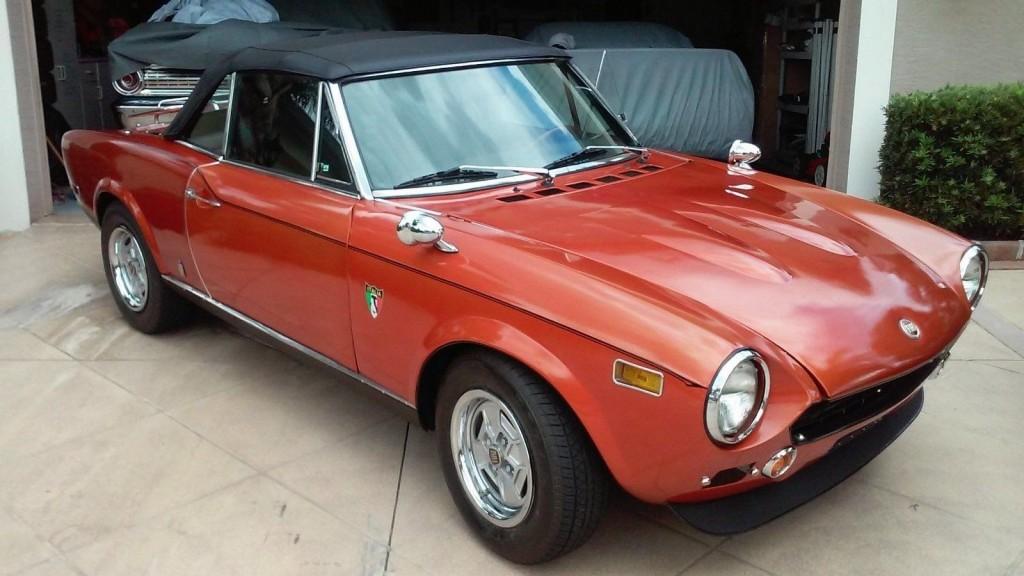 1978 Fiat 124 Spider Convertible
