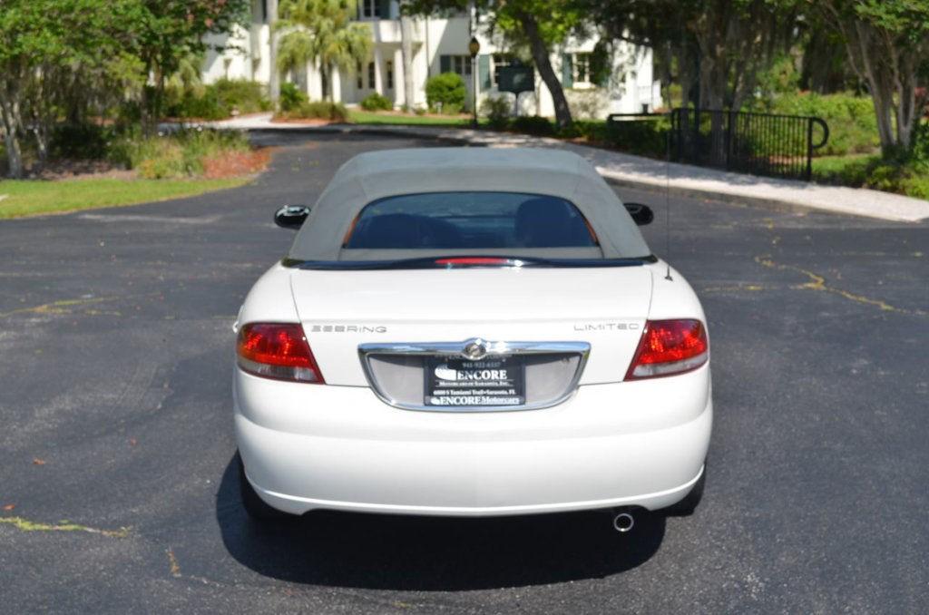 2004 Chrysler Sebring Limited Convertible