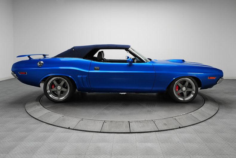 laser straight 1971 Dodge Challenger R/T convertible