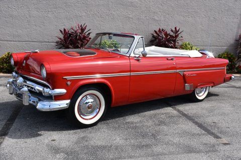 Frame Off Restored 1954 Ford 1 of 1500 with demonstrator hood convertible for sale