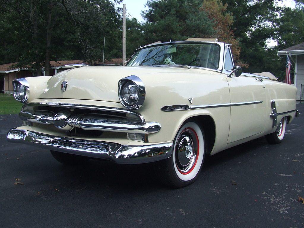 restored 1953 Ford Crestline Sunliner Convertible