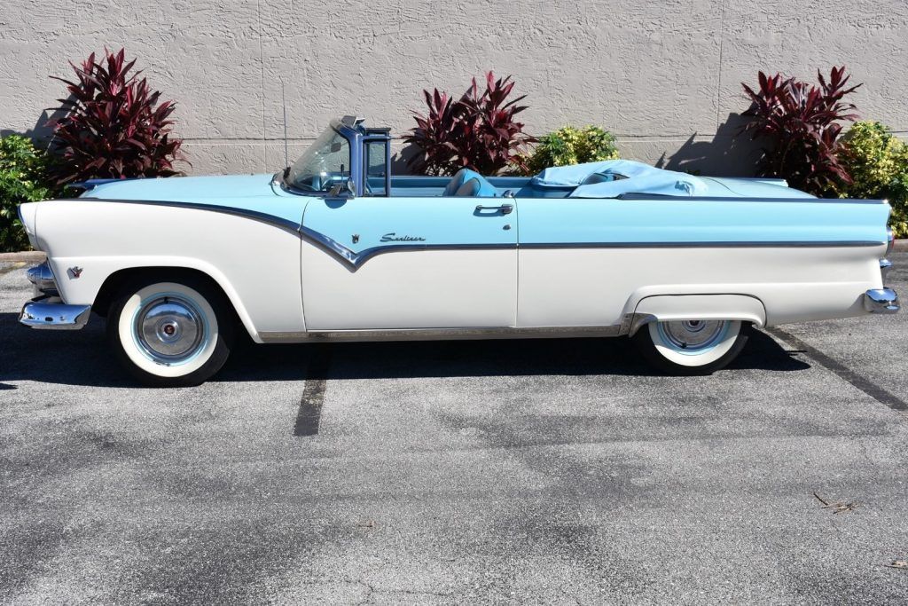 restored 1955 Ford 272ci V8 convertible