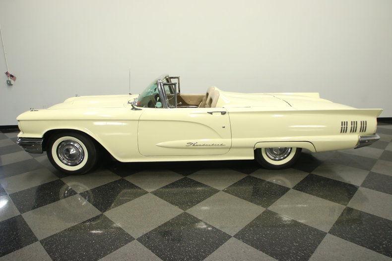 sharp 1960 Ford Thunderbird convertible