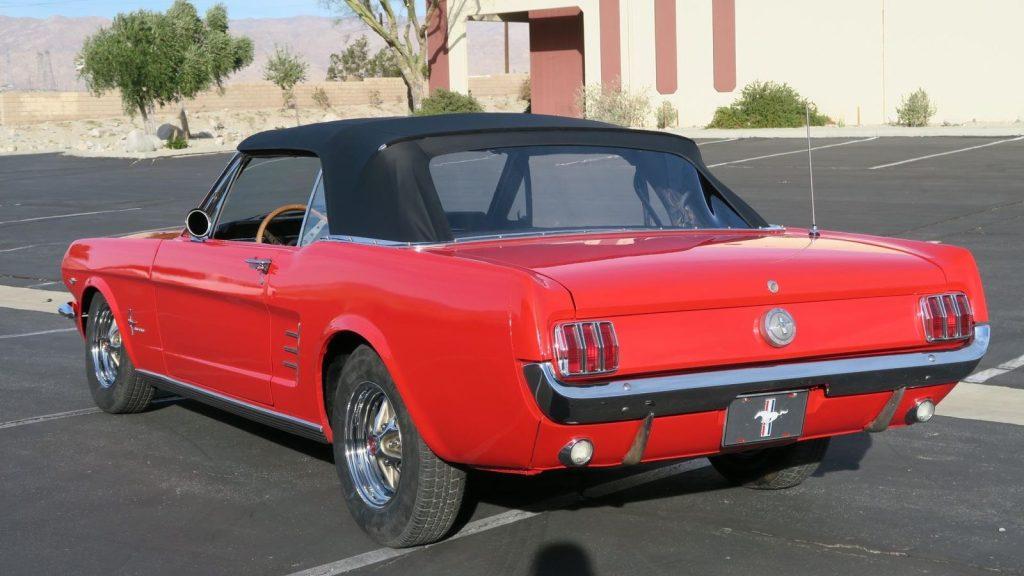 recently restored 1966 Ford Mustang Convertible