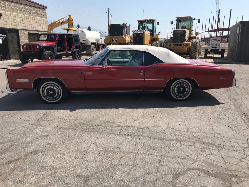 parade car 1976 Cadillac Eldorado convertible