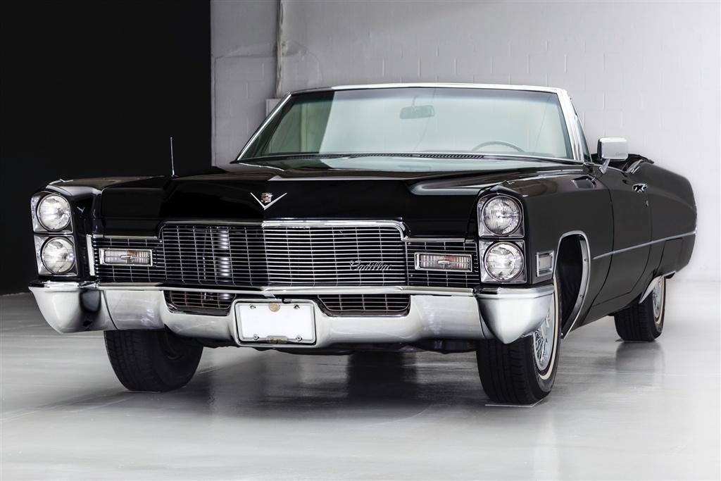 Triple Black 1968 Cadillac Deville Convertible Convertibles for sale