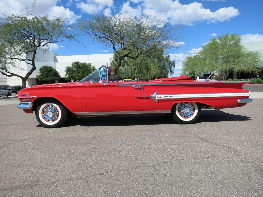 fully restored 1960 Chevrolet Impala Convertible