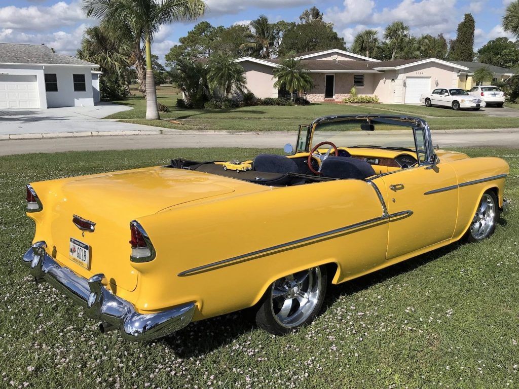 restomod 1955 Chevrolet Bel Air convertible