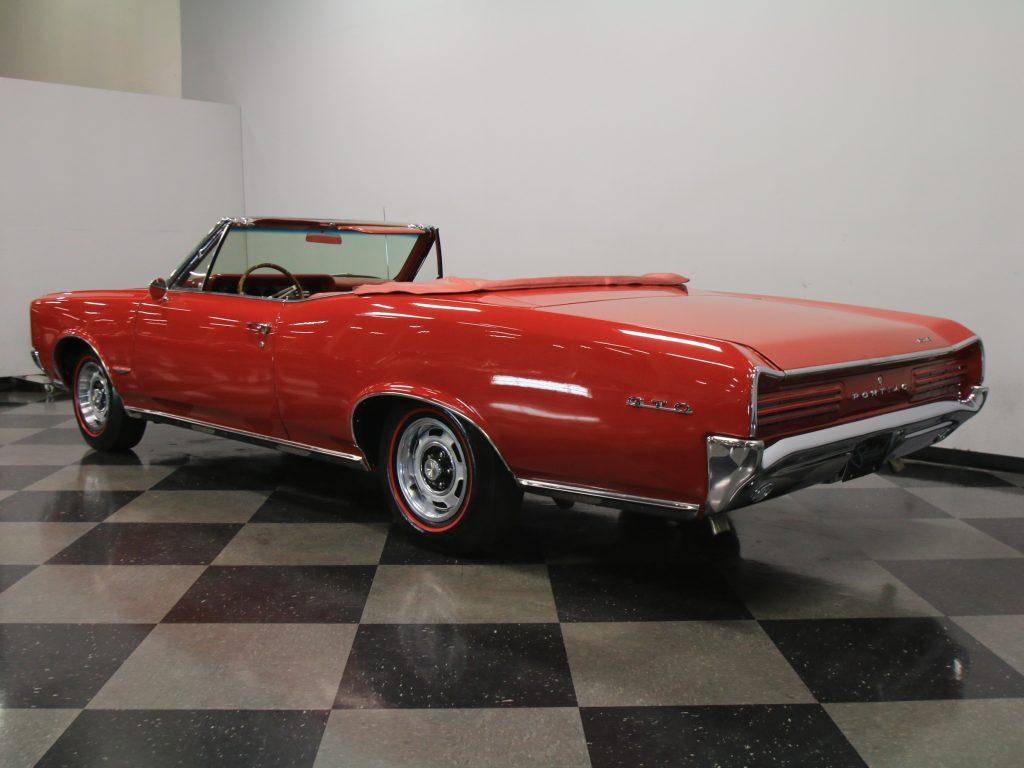 4 on the floor 1966 Pontiac GTO convertible