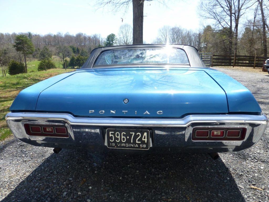 garaged 1968 Pontiac Le Mans Convertible