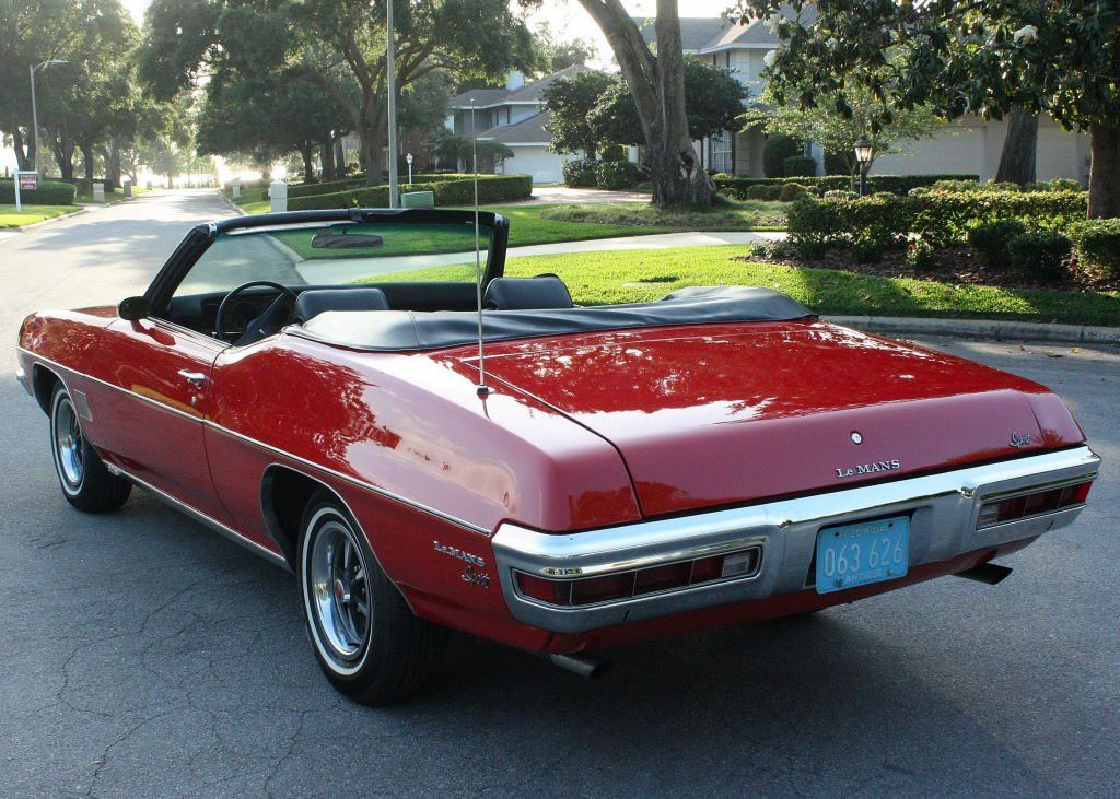 rare restored 1971 Pontiac Le Mans Sport Convertible