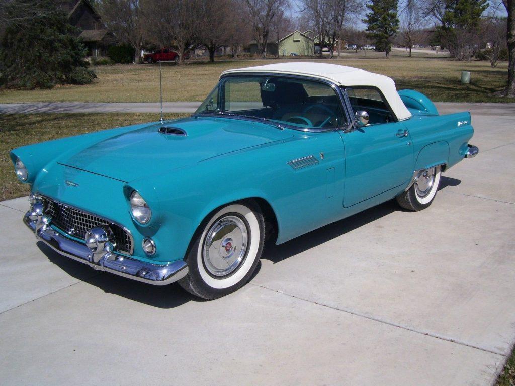 completely restored 1956 Ford Thunderbird convertible