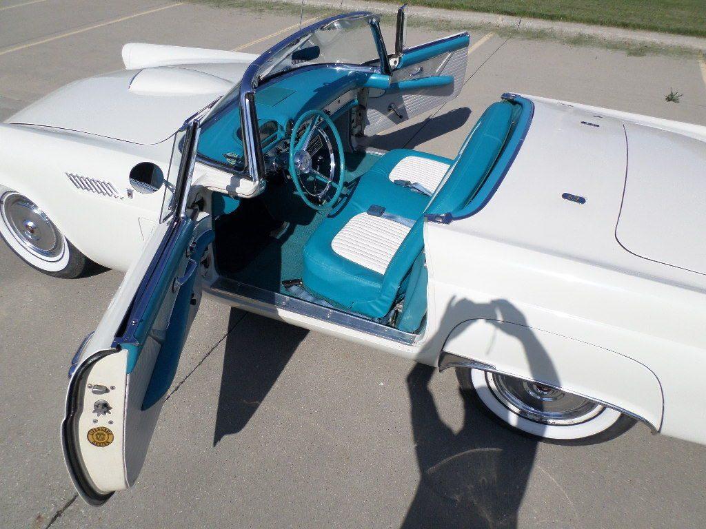 extremely well maintained 1956 Ford Thunderbird convertible